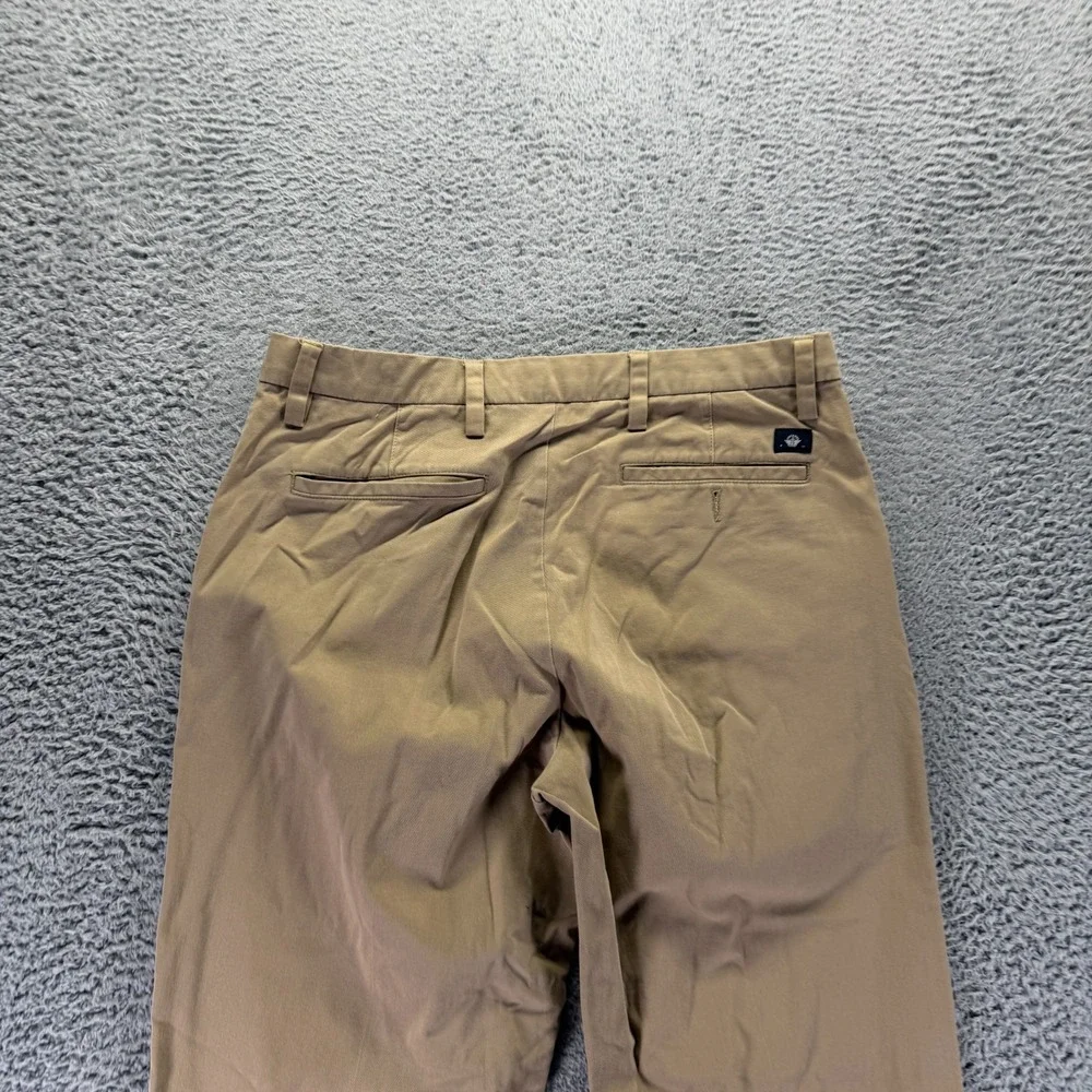 Dockers Smart 360 Flex Pant Mens 36x33 Beige Cotton Khakis Straight Classic Fit